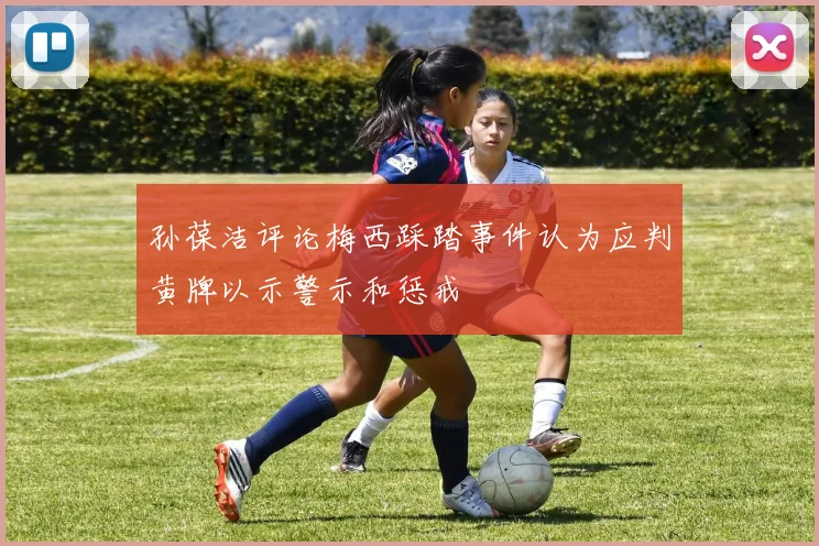 孙葆洁评论梅西踩踏事件认为应判黄牌以示警示和惩戒