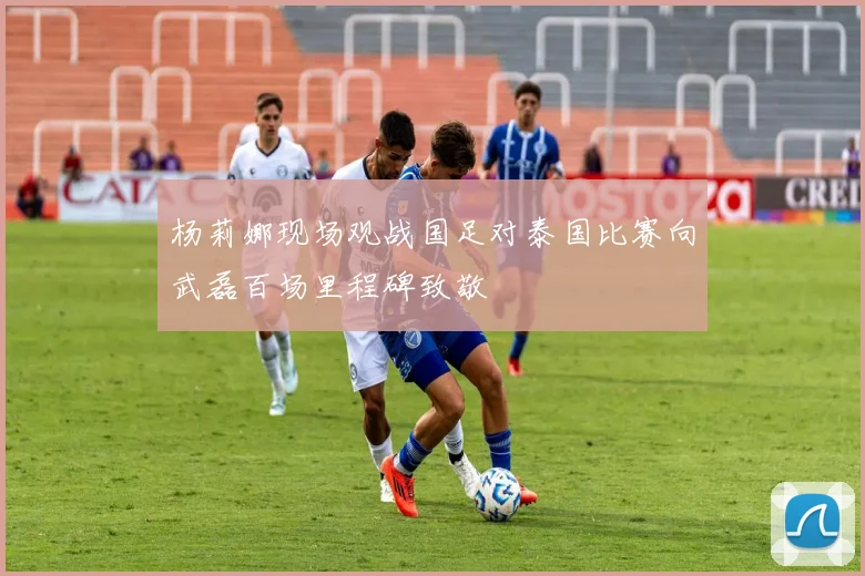 杨莉娜现场观战国足对泰国比赛向武磊百场里程碑致敬